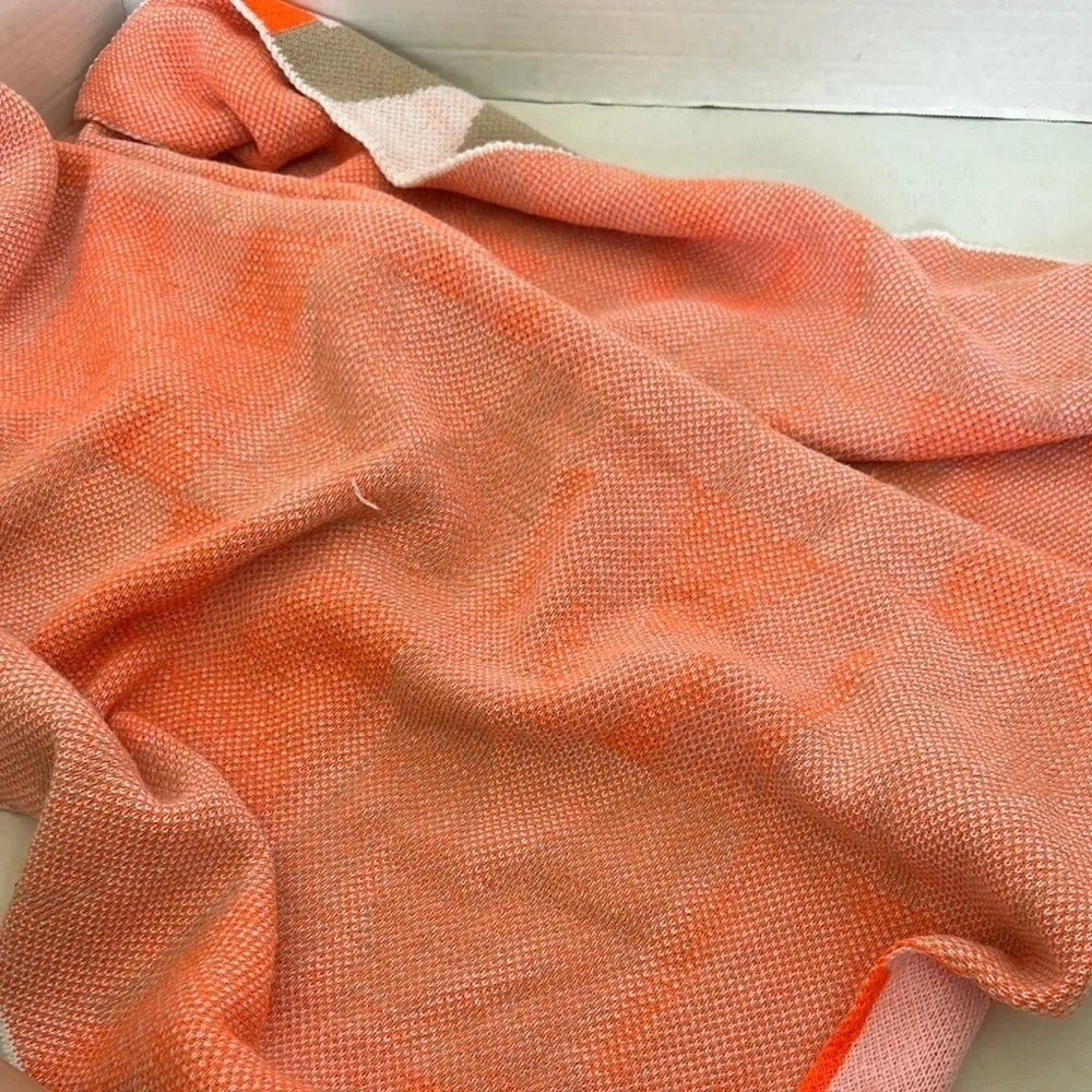 BAUBLEBAR On Repeat Custom Blanket throw LETTER M light pink/orange